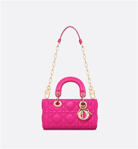 micro lady dior pink|dior micro lady d joy.